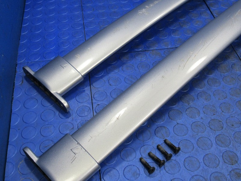 10-13 Acura MDX Roof Rail Luggage Rack Cross Bars Silver Front Rear OE