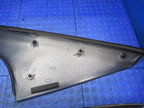 99-04 Ford Mustang Exterior Quarter Glass Sail Panel Trim Set Black 07