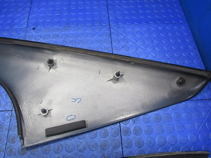 99-04 Ford Mustang Exterior Quarter Glass Sail Panel Trim Set Black 07