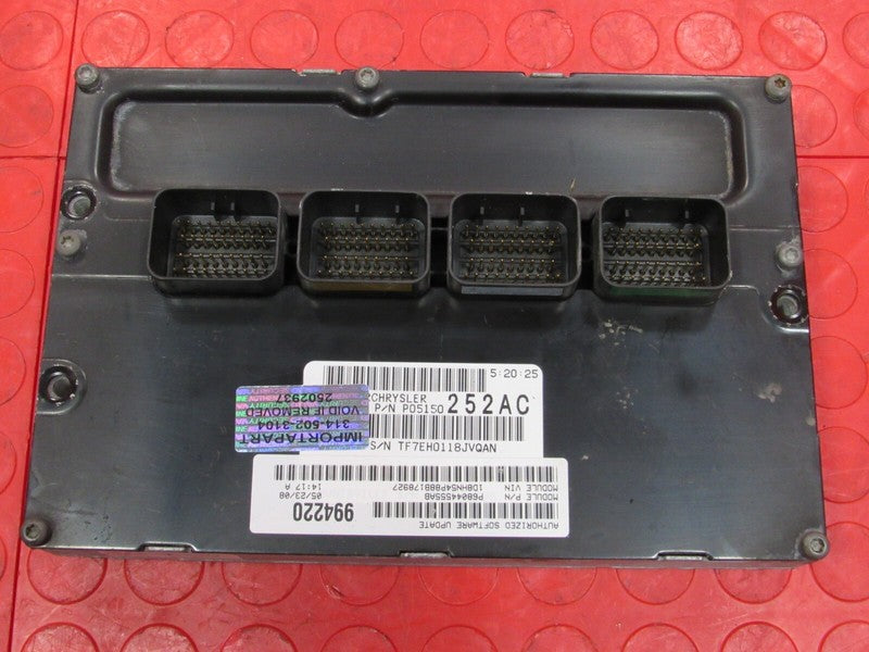 PROGRAMMED PLUG & PLAY 08 Caravan Town&Country 3.8 ECM 68044555AB 555 