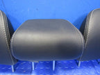 14-18 Subaru Forester Leather Rear Seat Headrest Head Rest Set of 3 Bl