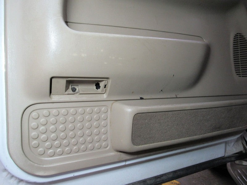 04 Ford Excursion Left LH Driver Side Front Door Trim Panel W/O Window
