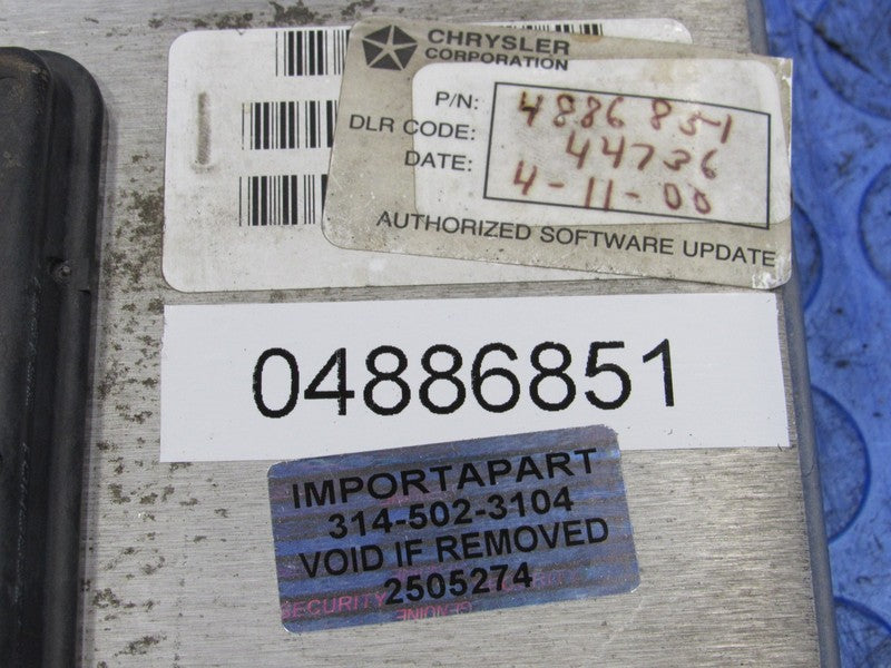 PROGRAMMED PLUG & PLAY 96 Dodge Ram Truck 5.9L AT ECM 04886851 851 PRO