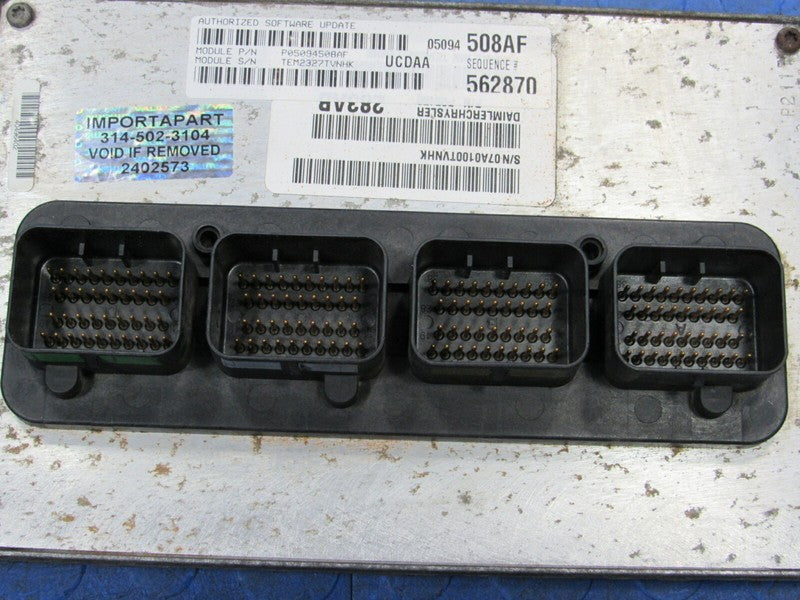 08 Dodge Ram Truck 1500 5.7L ECU ECM PCM Engine Computer 05094508AF 50