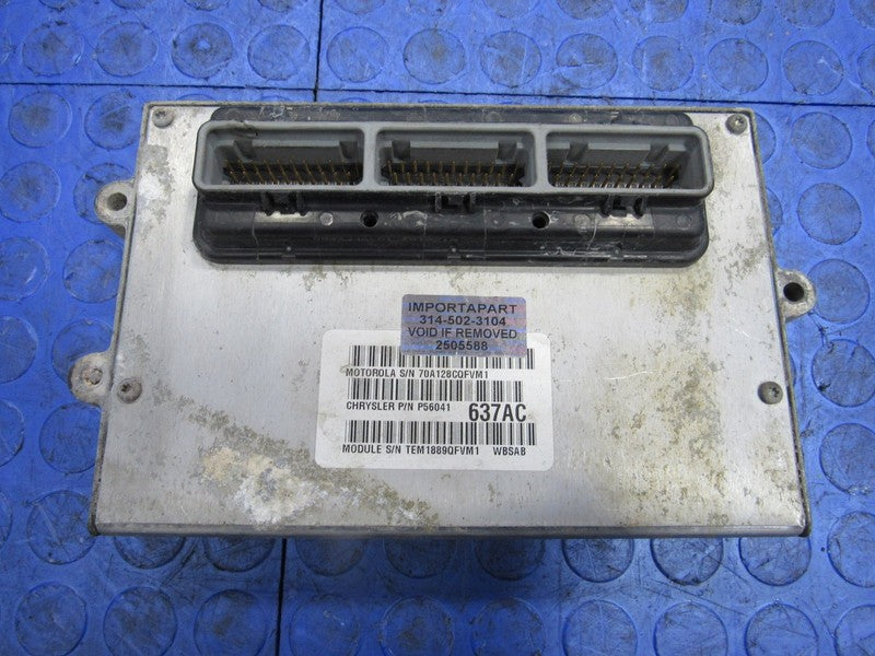PROGRAMMED PLUG & PLAY 00 Jeep Grand Cherokee 4.0L ECM 56041637AC 637 