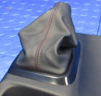 12 Honda Civic Si Black Red Shifter Shift Boot Bezel Center Console Ga