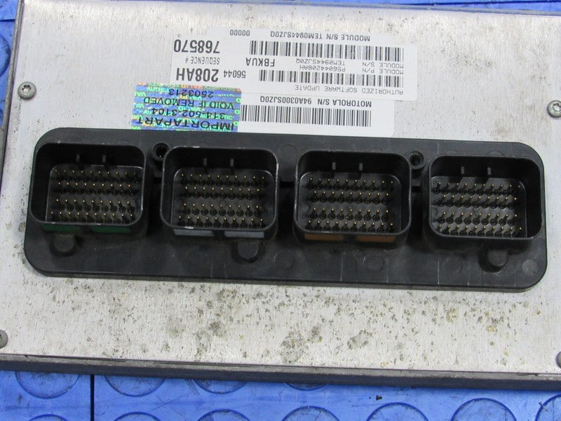 PROGRAMMED PLUG & PLAY 04 Jeep Liberty KJ 3.7L AT ECM 56044208AH 208 P