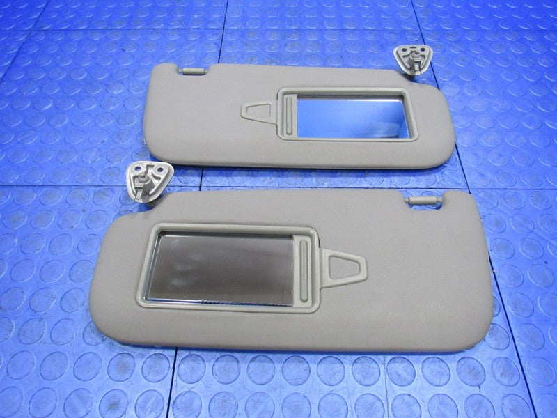 07-10 Hyundai Elantra Sedan Driver Passenger Sun Visor Set Pair Vinyl 
