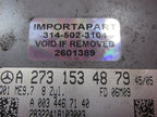07-08 Mercedes GL450 X164 ECU ECM PCM Engine Computer UNLOCKED 273 153