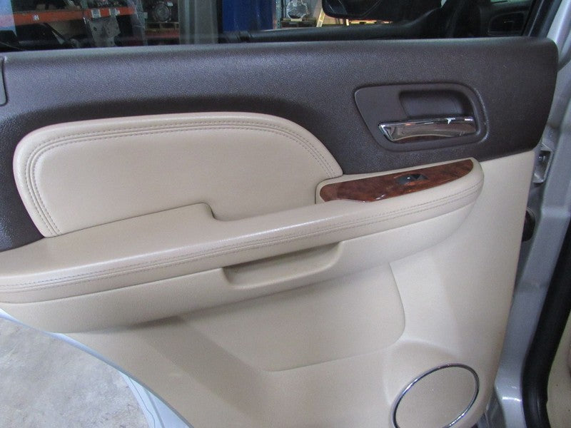 07-09 Yukon Denali Left LH Driver Side Rear Door Trim Panel Cashmere