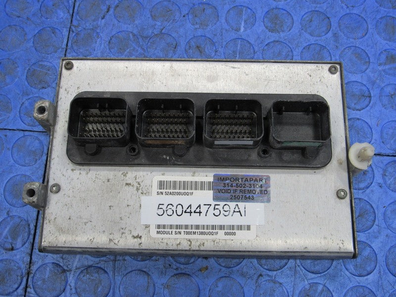 PLUG & PLAY 06 Grand Cherokee 3.7L Engine Computer ECU 56044759 PROG 7