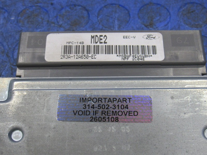 02 Ford Mustang GT 4.6L V8 MT ECU ECM PCM Engine Computer 2R3A-12A650-