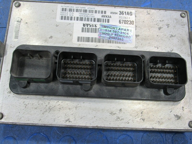 PLUG & PLAY 08 Dodge Ram Truck 3.7L MT Engine Computer ECU 05094361 PR