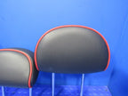 11-16 Mini Countryman Rear Seat Headrest Head Rest Set of 3 Black/Red 
