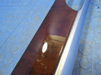 10-16 Porsche Panamera Rear Left Inner Door Panel Finish Trim Dark Wal