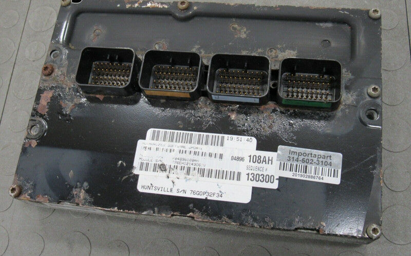 PROGRAMMED PLUG & PLAY 04 Sebring Stratus 2.7L AT ECM 04896108AH 108 P