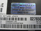 10 Caravan T & C 4.0 ECU ECM PCM Engine Computer Control 411 68050411A