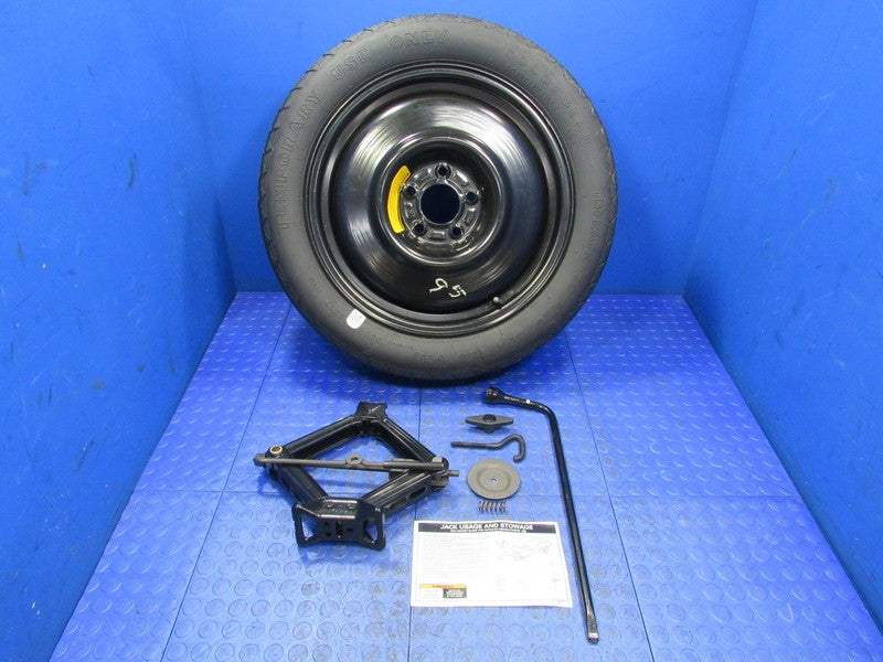 99-04 Ford Mustang 17x4-1/2" Spare Tire Wheel Donut Emergency Jack Kit