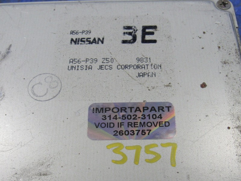 00 Nissan Maxima Infiniti I30 AT ECU ECM PCM Engine Computer A56-P39 Z
