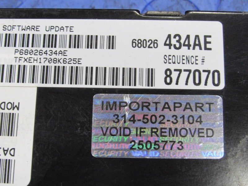 PROGRAMMED PLUG & PLAY 09 Dodge Charger 3.5L ECM RWD 68026434AE 434 PR