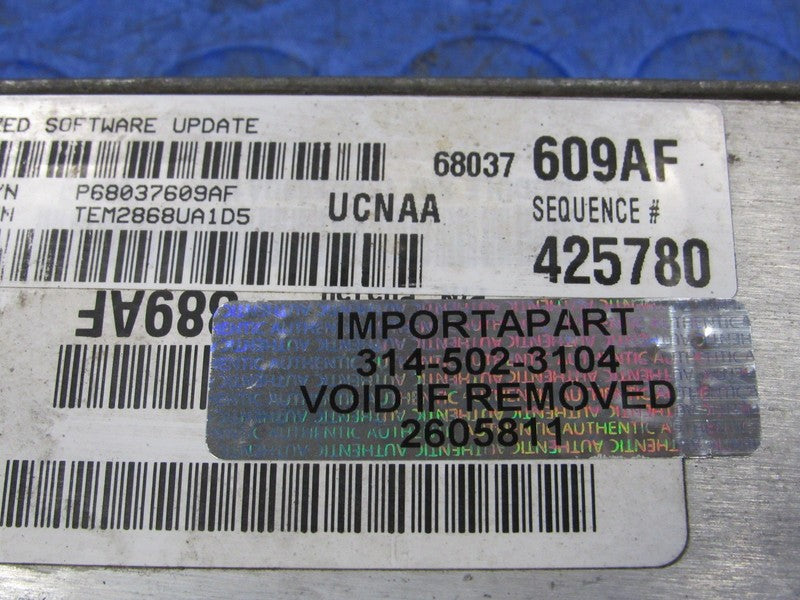 PLUG & PLAY 09 Dodge Ram 1500 Truck 4.7L Engine Computer ECU 68037609 