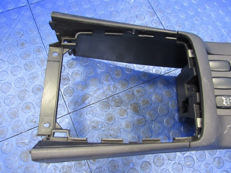 08-17 Mitsubishi Lancer Center Floor Console Suede Armrest Storage Bla