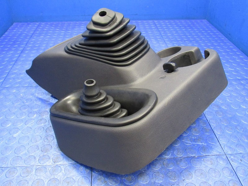 98-01 Dodge Ram Manual 4WD Floor Shifter Console Boot Cubby Cup Holder