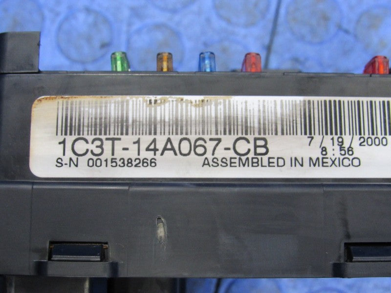 01 Ford F250 F350 Truck Under-Dash Cabin Fuse Relay Box Panel 1C3T-14A