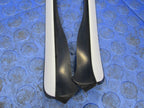 11-17 BMW X3 Alpine White III LH RH Windshield Molding Trim Set A-Pill