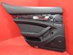 10-16 Porsche Panamera Rear Driver Left Interior Door Panel Bose Black