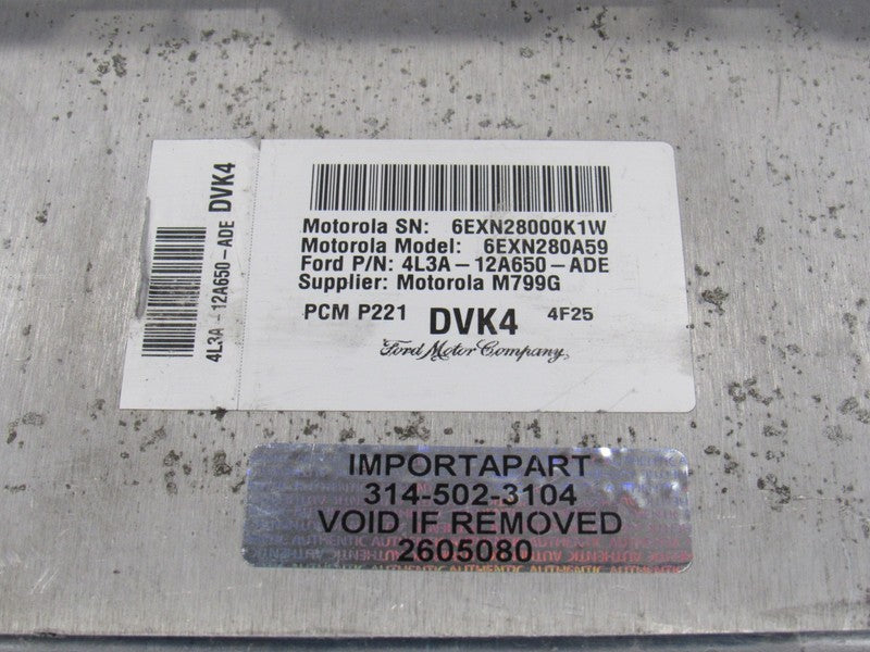 04 Ford F150 5.4L 4x2 ECU ECM PCM Engine Computer DVK4 4L3A-12A650-ADE