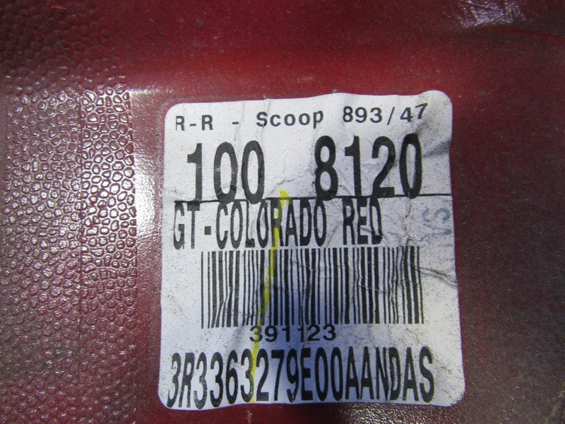 01-04 Mustang GT Mach 1 Cobra Left Right Quarter Panel Side Scoop Red 