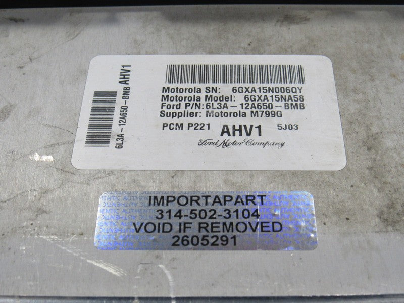 06 Ford F150 Mark LT 5.4L 4x2 ECU ECM PCM Engine Computer 6L3A-12A650-