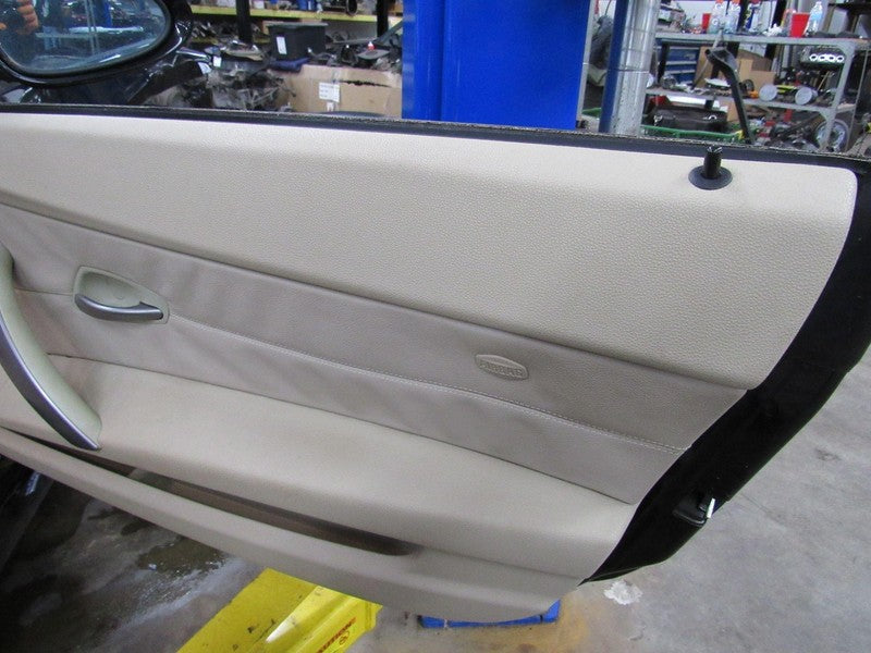 03-08 BMW Z4 E85 Right RH Passenger Side Front Door Trim Panel Tan