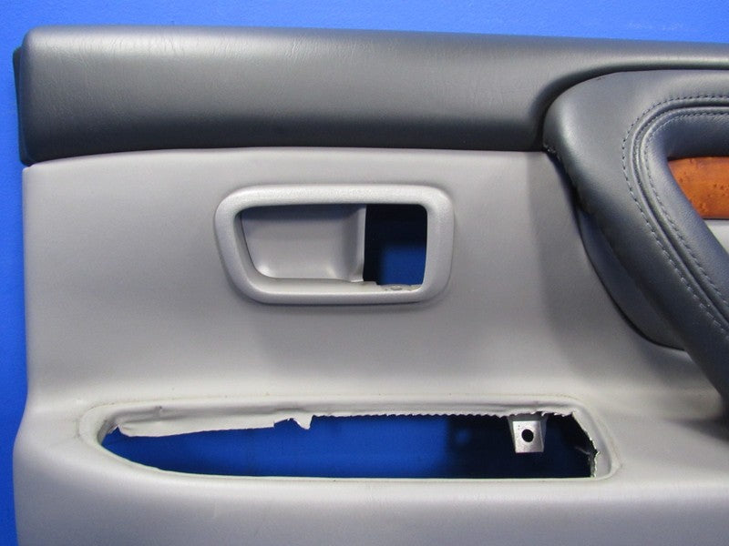 04-07 Lexus LX470 UZJ100 Rear Right RH Passenger Door Panel Grey Leath