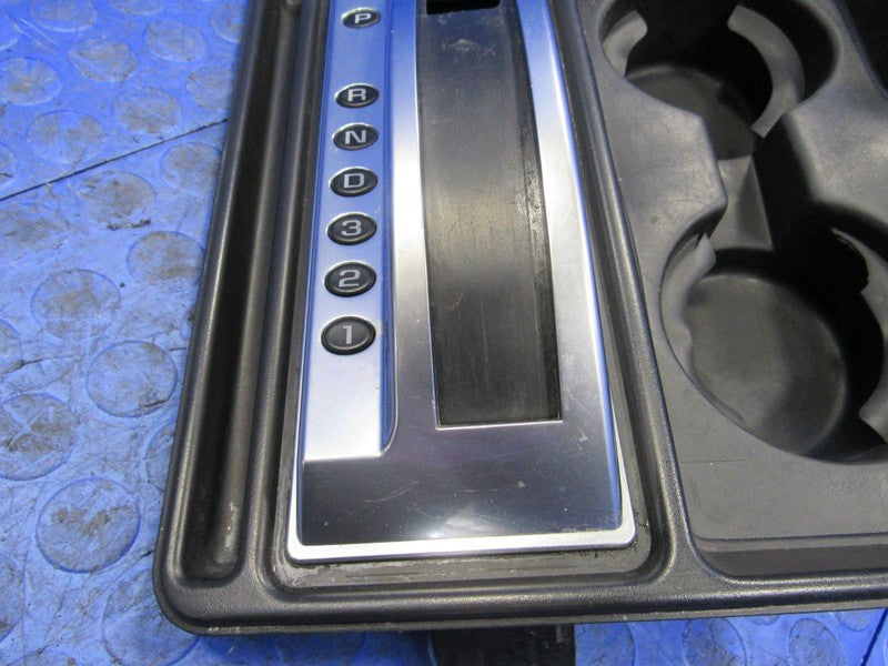 03-07 Hummer H2 AT Center Shifter Bezel Trim Cup Holder Chrome 0234
