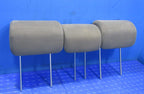 09-13 Honda Fit Rear Seat Headrests Head Rest SET of Three Gray OEM 33