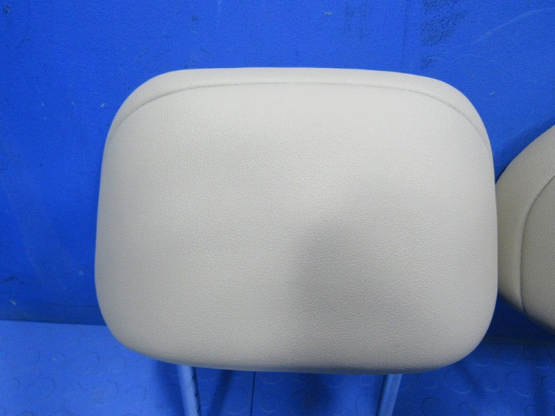 08-13 Toyota Highlander Second Row Rear Seat Headrests Tan Leather Set