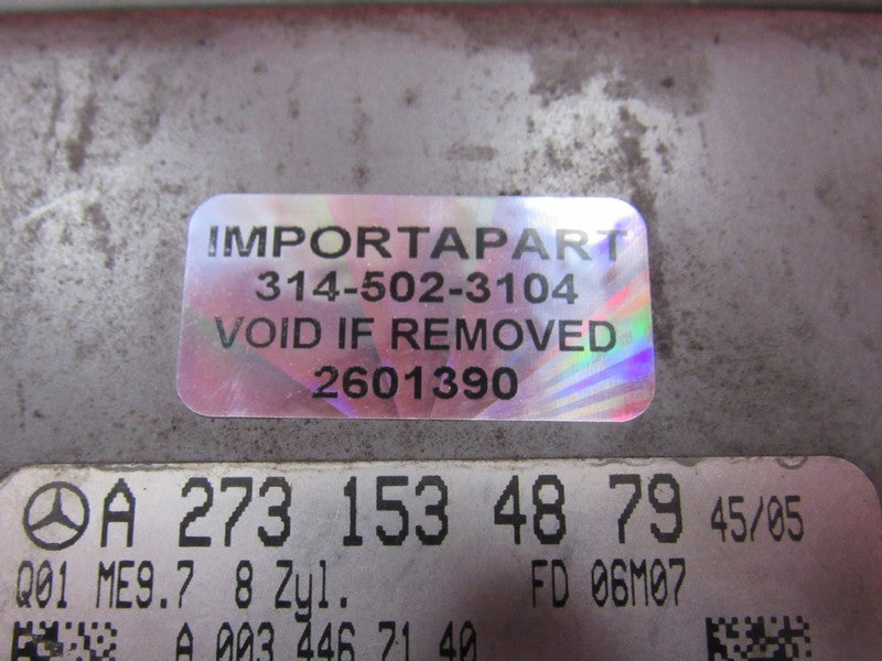 07-08 Mercedes GL450 X164 ECU ECM PCM Engine Computer UNLOCKED 273 153