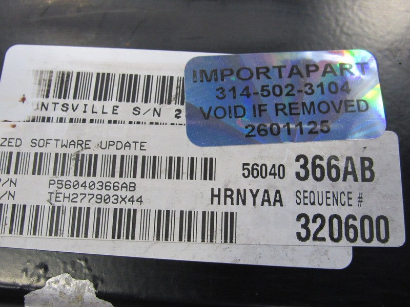 PROGRAMMED PLUG & PLAY 00 Dodge Ram Truck 5.2L MT ECM 56040366AB 366 P