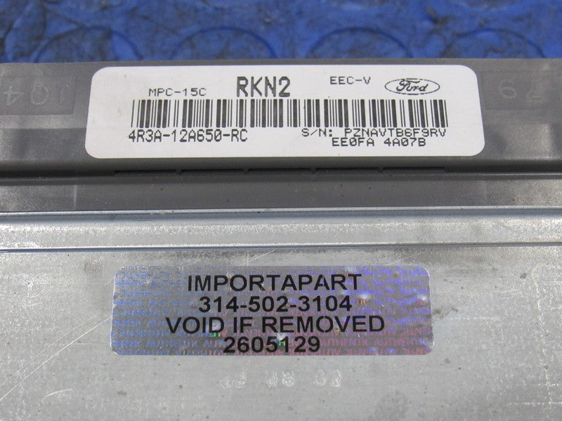04 Ford Mustang GT 4.6L V8 MT ECU ECM PCM Engine Computer 4R3A-12A650-