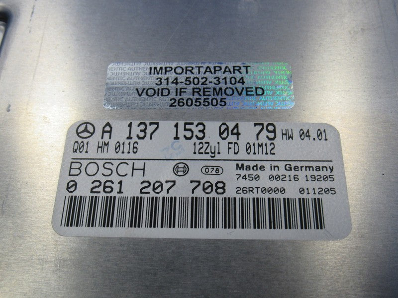 02 Mercedes CL600 S600 V12 M137 ECU ECM PCM Engine Computer 137 153 04