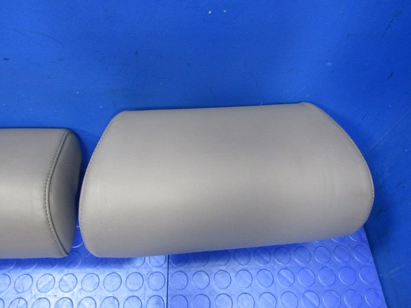 03-09 Toyota 4Runner Second Row Rear Seat Headrests Gray Leather Set 5