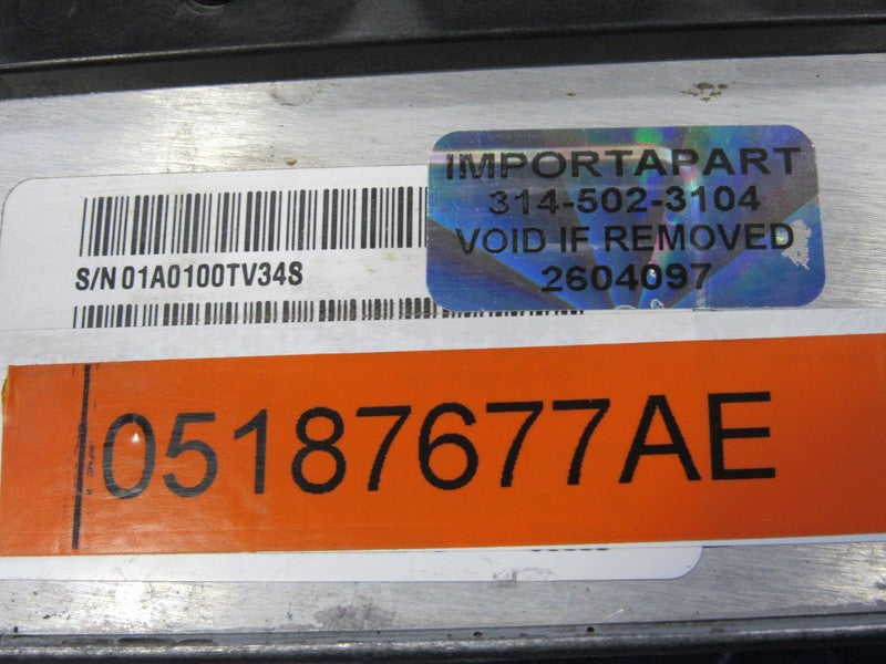 PROGRAMMED PLUG & PLAY 09 Jeep Wrangler JK Rubicon ECM 05187677AE 677 