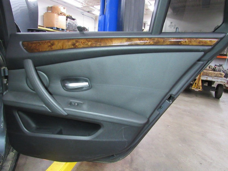 08-10 BMW 528 535 550 Right RH Passenger Side Rear Door Trim Panel W/O