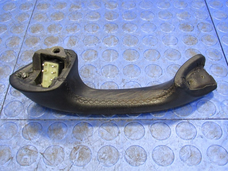 96-02 BMW Z3 Left Driver Interior Door Grab Handle Pull Leather Black 