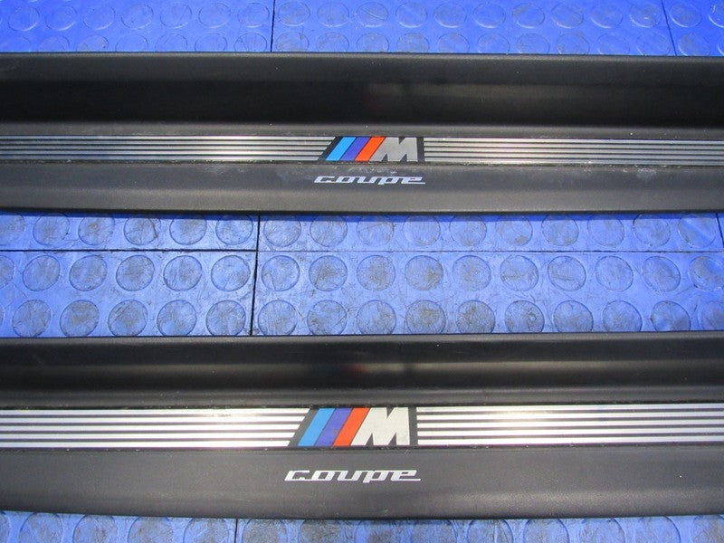 99-02 BMW Z3 M Coupe Door Sill Trim Cover Pair OEM Left Right Black 22