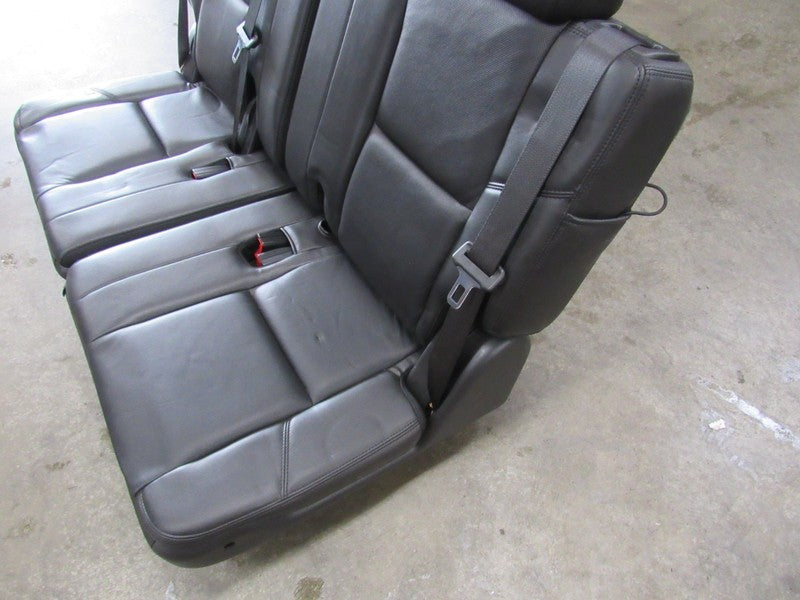 07-14 Tahoe Yukon Suburban Escalade Black Leather Third 3rd Row Seat 4