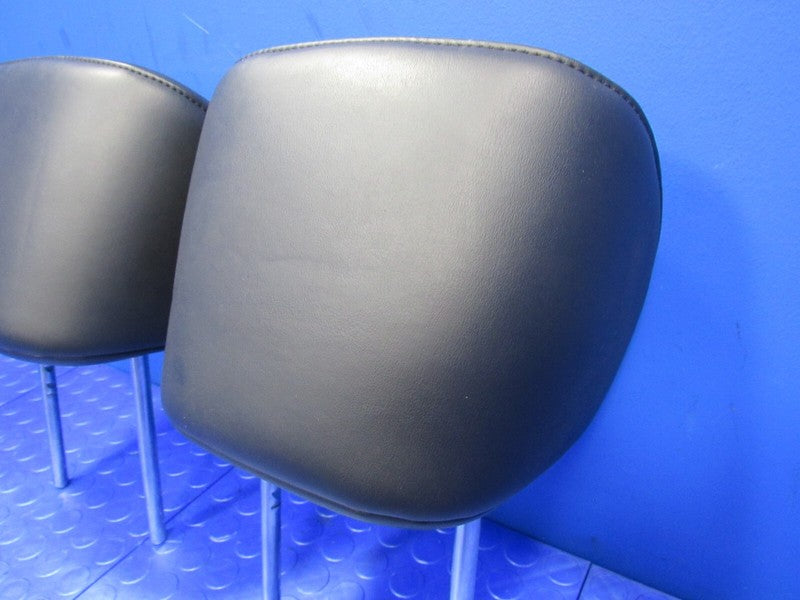 11-16 Infiniti QX56 QX80 2nd Row Seat Headrest Head Rest Set Black Lea