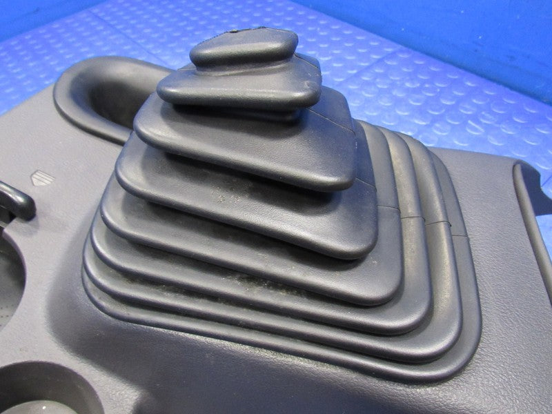 98-01 Dodge Ram Manual 4WD Floor Shifter Console Boot Cubby Cup Holder